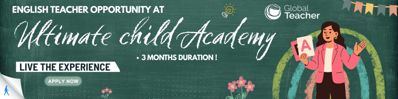 Image: English Teacher - 3 months!
